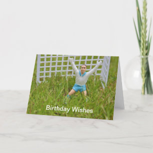Goal Keeper Birthday Wish Card Kaart
