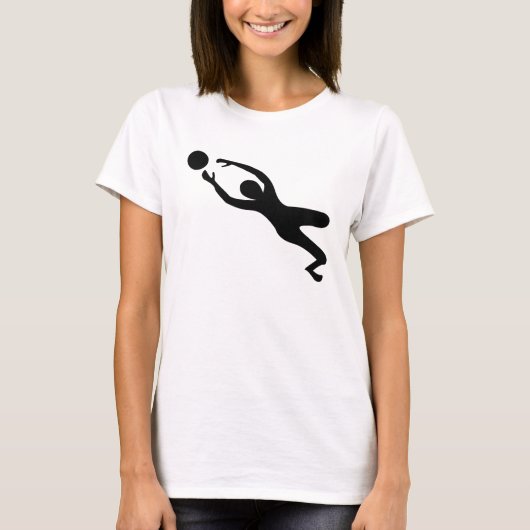 Goal Keeper - Black T-shirt (Voorkant)