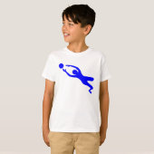 Goal Keeper - Blue T-shirt (Voorkant volledig)