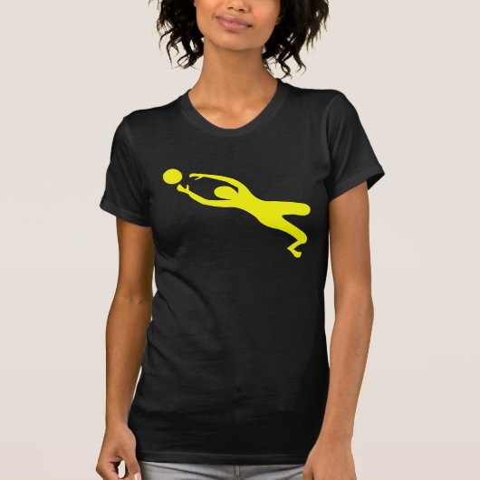 Goal Keeper - Geel T-shirt (Voorkant)