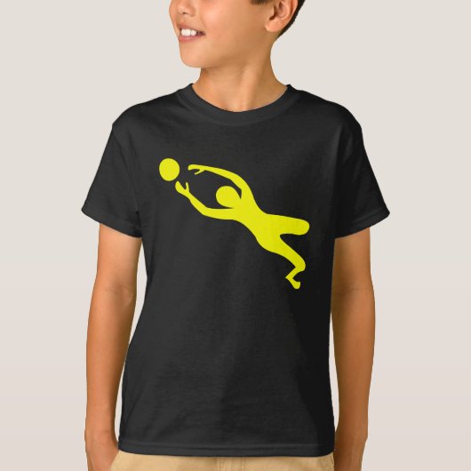 Goal Keeper - Geel T-shirt (Voorkant)