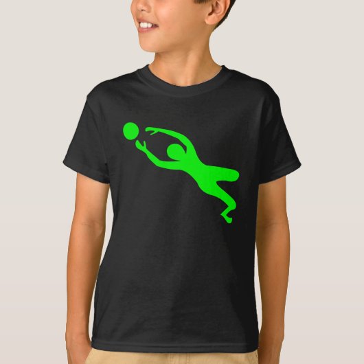 Goal Keeper - Green T-shirt (Voorkant)