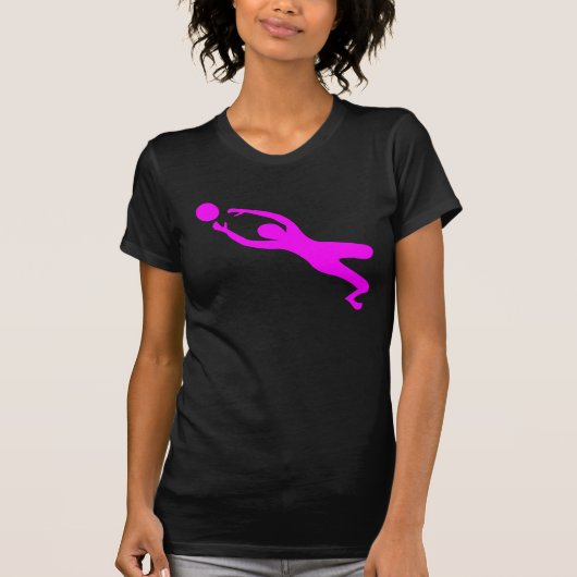 Goal Keeper - Magenta T-shirt (Voorkant)