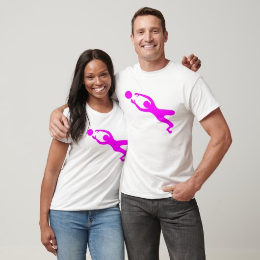 Goal Keeper - Magenta T-shirt (Unisex)