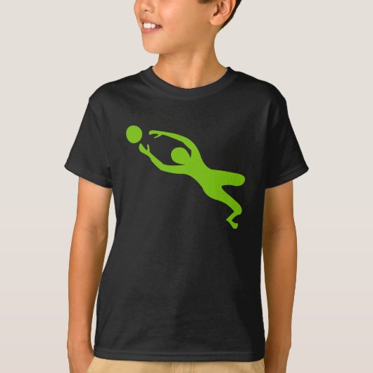 Goal Keeper - Martian Green T-shirt (Voorkant)