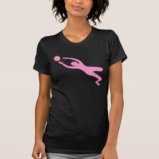 Goal Keeper - Roze T-shirt (Voorkant)