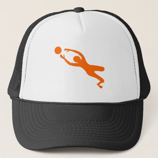 Goal Keeper - Sinaasappel Trucker Pet (Voorkant)