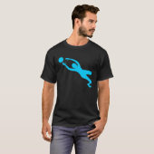 Goal Keeper - Sky Blue T-shirt (Voorkant volledig)