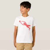 Goal Keeper - Tropisch roze T-shirt (Voorkant volledig)