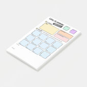 Goal planning Post-It Notes (Schuin)