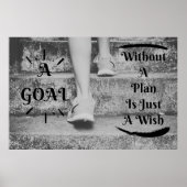 "Goal" Positief Poster voor wandkunst (Voorkant)