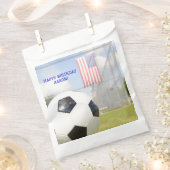 Goal Post Zwart-wit Voetbal Sport Bedankzakje (Geknipt)