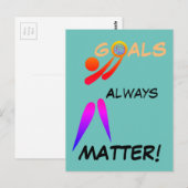 Goal Shooter Motivatie Netball Quote Briefkaart (Voorkant / Achterkant)