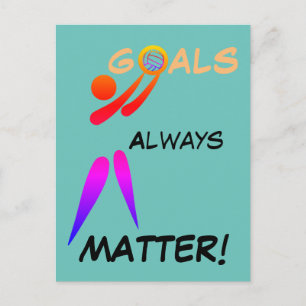 Goal Shooter Motivatie Netball Quote Briefkaart