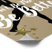 Goal Shooter Motivatie Netball Quote Poster (Hoek)