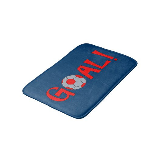 Goal - Soccer Bathroom Accessory - Bath Mat (Gekanteld)