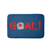 Goal - Soccer Bathroom Accessory - Bath Mat (Voorkant)