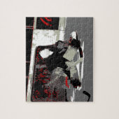 Goal Stopper - Ice Hockey Goalie Legpuzzel (Verticaal)