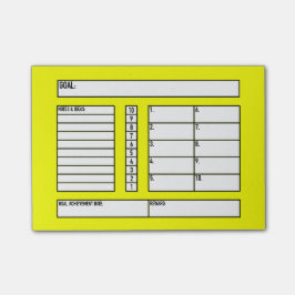 Goal Tracker Post-it Post-it® Notes