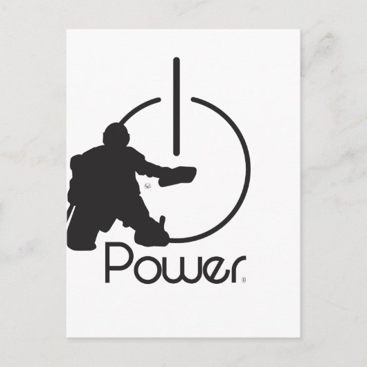 Goalie Briefkaart (Voorkant)