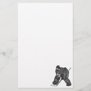 Goalie Briefpapier