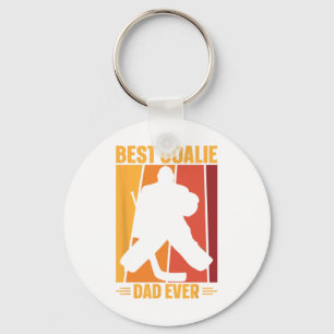 Goalie Dad Ice Hockey Ice Hockey Player Hockey Coa Sleutelhanger