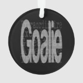 Goalie Extraordinaire Ornament (achterkant)