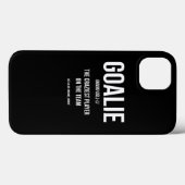 Goalie Gear Goalkeeper Definition Funny Soccer Hoc Case-Mate iPhone Case (Achterkant (horizontaal))