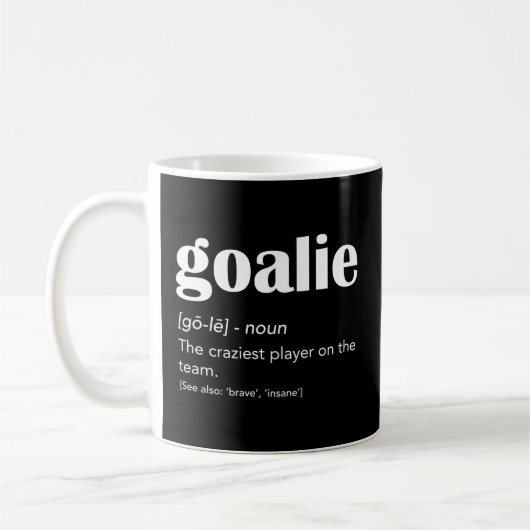Goalie Gear Goalkeeper Definition Soccer Hockey Koffiemok (Links)