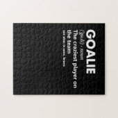 Goalie Goalkeeper Definition Soccer Hockey Legpuzzel (Horizontaal)