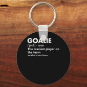 Goalie Goalkeeper Definition Soccer Hockey Sleutelhanger (Voorkant)