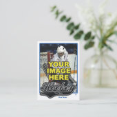 Goalie Hockey Card Visitekaartje (Staand voorkant)