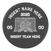 Goalie Hockey Puck (Voorkant)