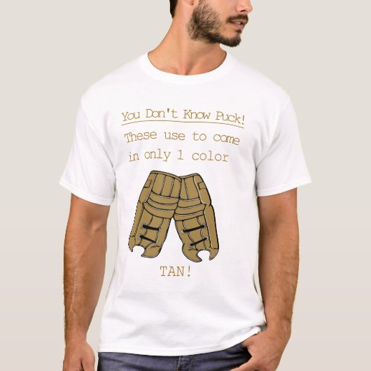 Goalie Leg Pads T-shirt (Voorkant)