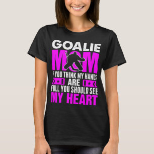 Goalie Ma Heart Tshirt