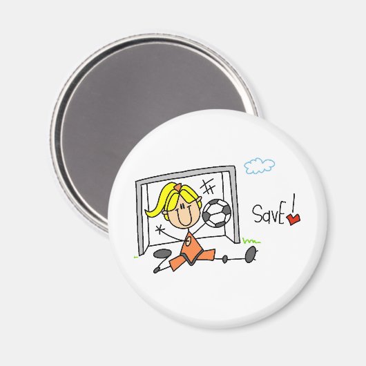 Goalie maakt de bewaarmagneet magneet (Voorkant / Achterkant)