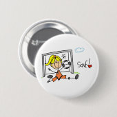 Goalie maakt de Button Save (Voorkant /achterkant)