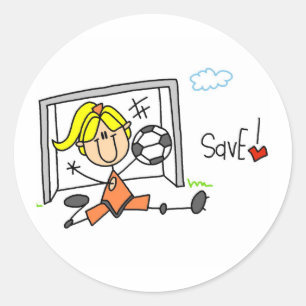 Goalie maakt de Save Sticker