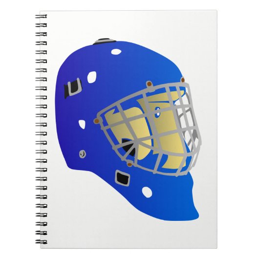 Goalie Mask Notitieboek (Voorkant)