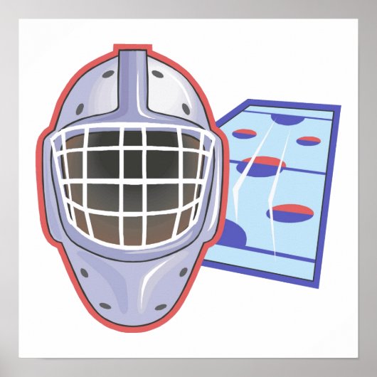 Goalie Mask Poster (Voorkant)