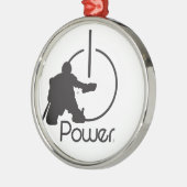 Goalie Metalen Ornament (Links)