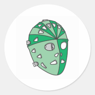 Goalie Ronde Sticker