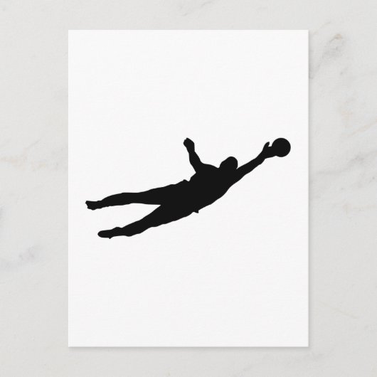 Goalie Save Briefkaart (Voorkant)