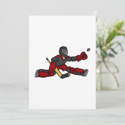 Goalie Save Kaart (Staand voorkant)