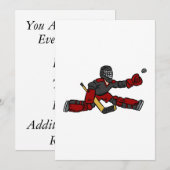 Goalie Save Kaart (Voorkant / Achterkant)