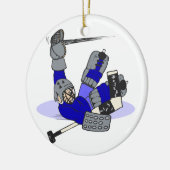 Goalie Save Keramisch Ornament (Links)