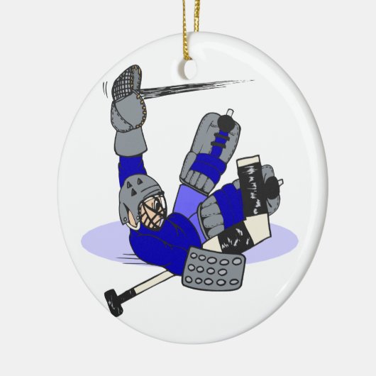 Goalie Save Keramisch Ornament (Links)