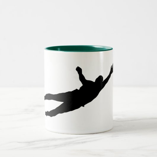 Goalie Save Tweekleurige Koffiemok (Center)