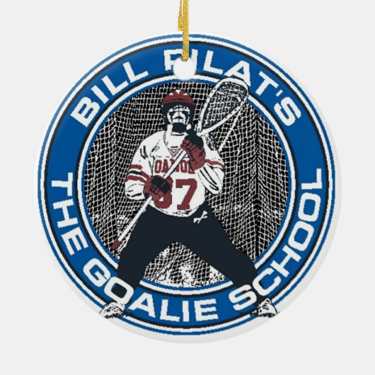 Goalie School Ornament (Achterkant)