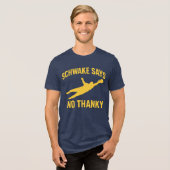 Goalie Spaar! Tri-Blend Shirt (Voorkant volledig)